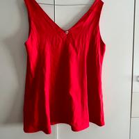 Top rosso Twin Set