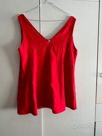 Top rosso Twin Set
