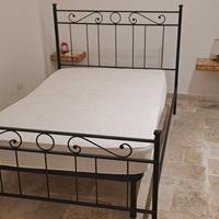 Letto 140x190 ferro battuto