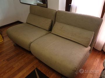 Divano Letto Futura Vele girevoli in tessuto