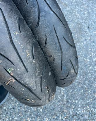 Coppia Pneumatici moto Yamaha yzf r 125 mitas sf+