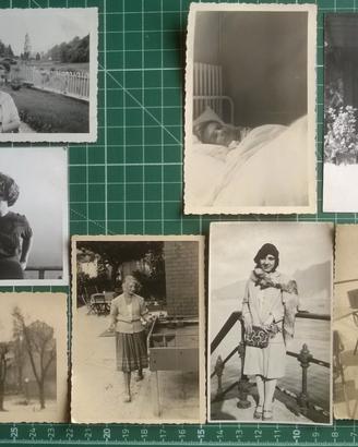 Lotto 47 foto d'epoca DONNA vecchie fotografie