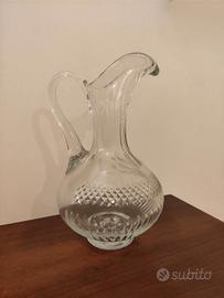 Brocca in vetro/cristallo