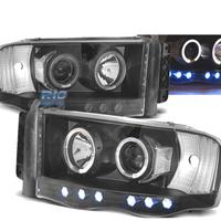 FARI PER DODGE RAM 02-06 OCCHI ANGELI NERI