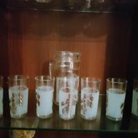 Set bicchieri e caraffa 