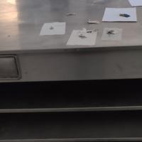 Tavolo acciaio da pasticceria