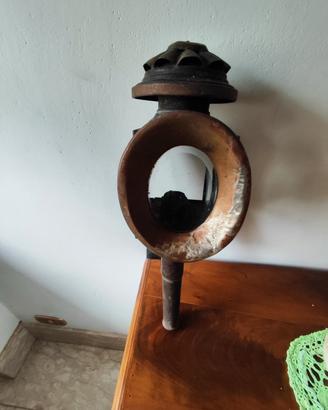 Antica lampada da carrozza fine 800