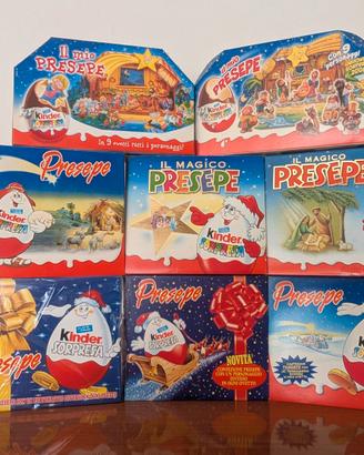 Collezione completa Presepi Kinder 1996-2006