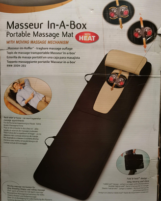Lettino massaggiante riscaldante shiatsu HoMedics