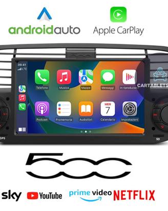 Autoradio carplay / android auto Abarth | FIAT 500