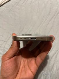 iPhone 15pro max silver 256GB come nuovo perfetto