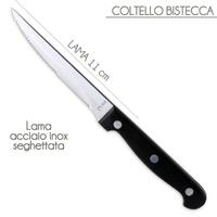 Eliss Set 6 Coltelli da carne acciaio inox