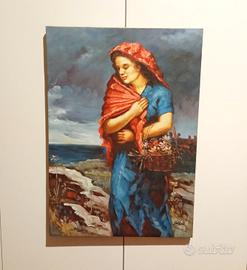 Olio su tela originale 