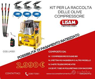 KIT RACCOLTA OLIVE LISAM LM351 600 lt