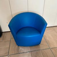 Poltrona in pelle design