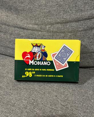 2 mazzi carte Modiano Poker 98