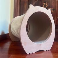 Tiragraffi tubolare in legno