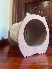 Tiragraffi tubolare in legno