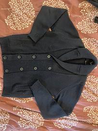 Maglione invernale uomo Blu doppio petto elegante!