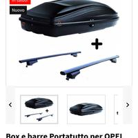 Baule + barre per Opel Mokka.