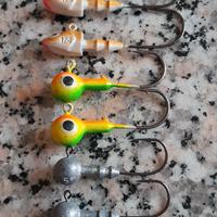 Testine piombate per la pesca a spinning 