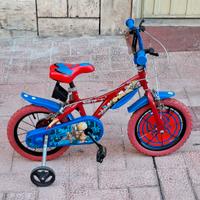 BICICLETTA SPIDER MEN 14 POLLICI. FUORIGROTTA