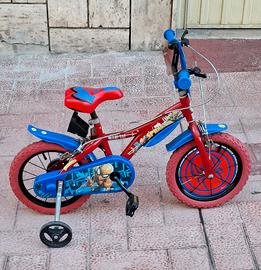 BICICLETTA SPIDER MEN 14 POLLICI. FUORIGROTTA