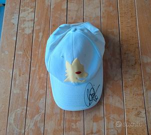 cappello originale as roma con autografo totti