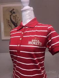 Polo righe Donna | 100% cotone | Birra Moretti