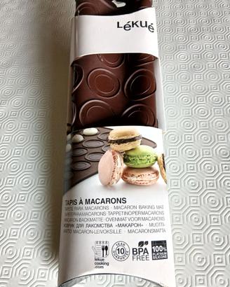 Tappeto pasticceria silic.  per  Macarons Lékué