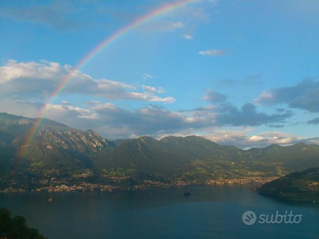 Vista mozzafiato lago d'Iseo