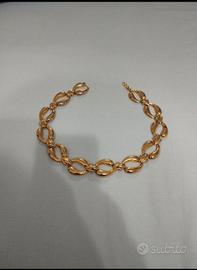 Collana girocollo in bigiotteria italiana 