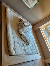 LETTO CINIUS IN LEGNO MASSELLO