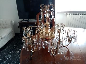 lampadario in cristallo 