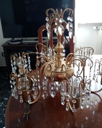 lampadario in cristallo 