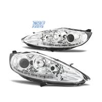 FARI FORD FIESTA 08-12 LUCE DIURNA FONDO CROMATO