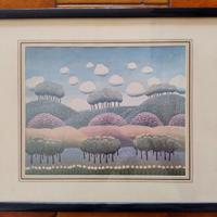 Quadro artista Ivan Rabuzin stile Naif