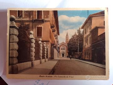 vecchia cartolina Busto Arsizio 