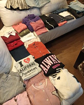 Lotto abbigliamento bimba 10-12 anni 