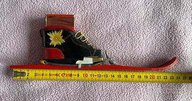 Modellino sci-scarpone vintage