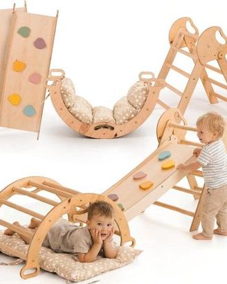 5-in-1 Telaio da Arrampicata per Bambini