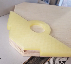 Set di 4 dime per fresatrice per smussi angolari