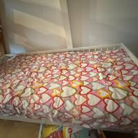 Letto per bamb ikea 160x70 completo di 2 marerassi