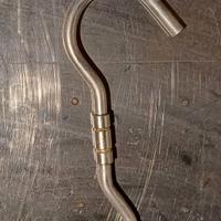 Gancio girevole in acciaio inox - H = 22 cm