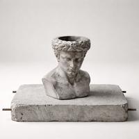 Busto Decorativo in Cemento – Vaso Scultura David