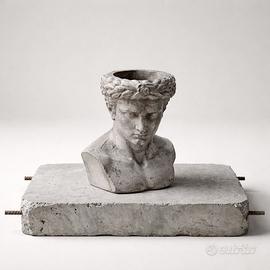 Busto Decorativo in Cemento – Vaso Scultura David