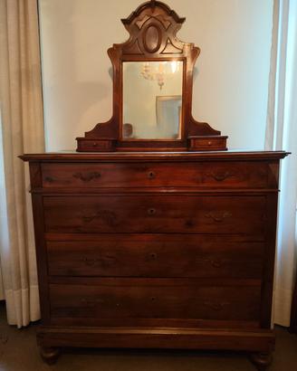 Antica Camera da Letto in Legno Massello Fine '800
