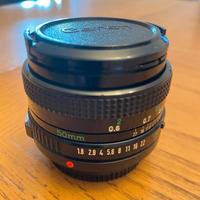 Canon FD 50mm f/1.8 Vintage per Sony Fuji +Filtro