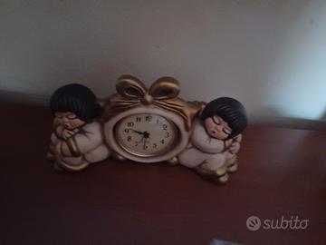 orologio da tavolo con angioletti thun