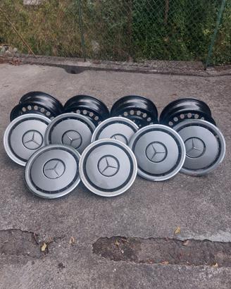 CERCHI E COPRICERCHI ORIGINALI MERCEDES W124 VINTA